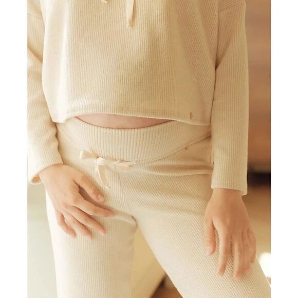 Cache Coeur NWT sweet home maternity lounge pants in oat size XL Joggers - Picture 5 of 6